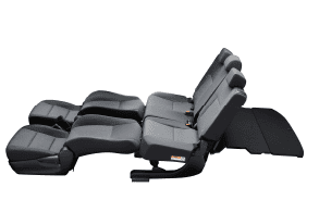新型シエンタのフロントシートフラットモード
